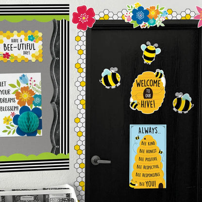 Bees 6" Designer Cut-Outs - 36 Pieces