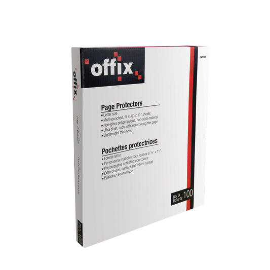 8.5" x 11" Sheet Protectors - Pack of 100