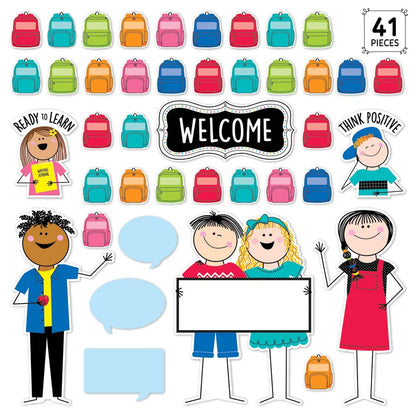 All Are Welcome Bulletin Board Set - 41 Pieces