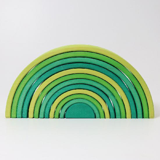 Grimm's - Element - Tunnel Meadow Green - 12 Pieces