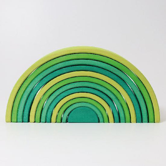 Grimm's - Element - Tunnel Meadow Green - 12 Pieces