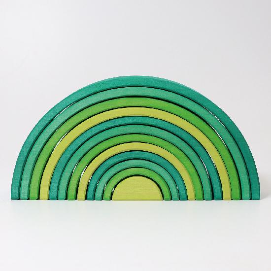 Grimm's - Element - Tunnel Forest Green - 12 Pieces