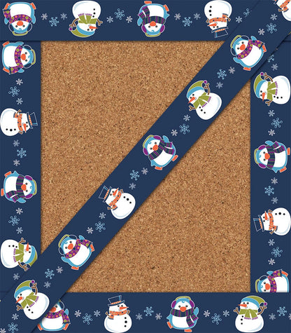 Winter Fun Straight Bulletin Board Borders - 12 Strips
