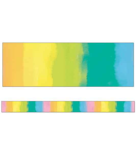 Bordure de tableau d'affichage droite Aquarelle