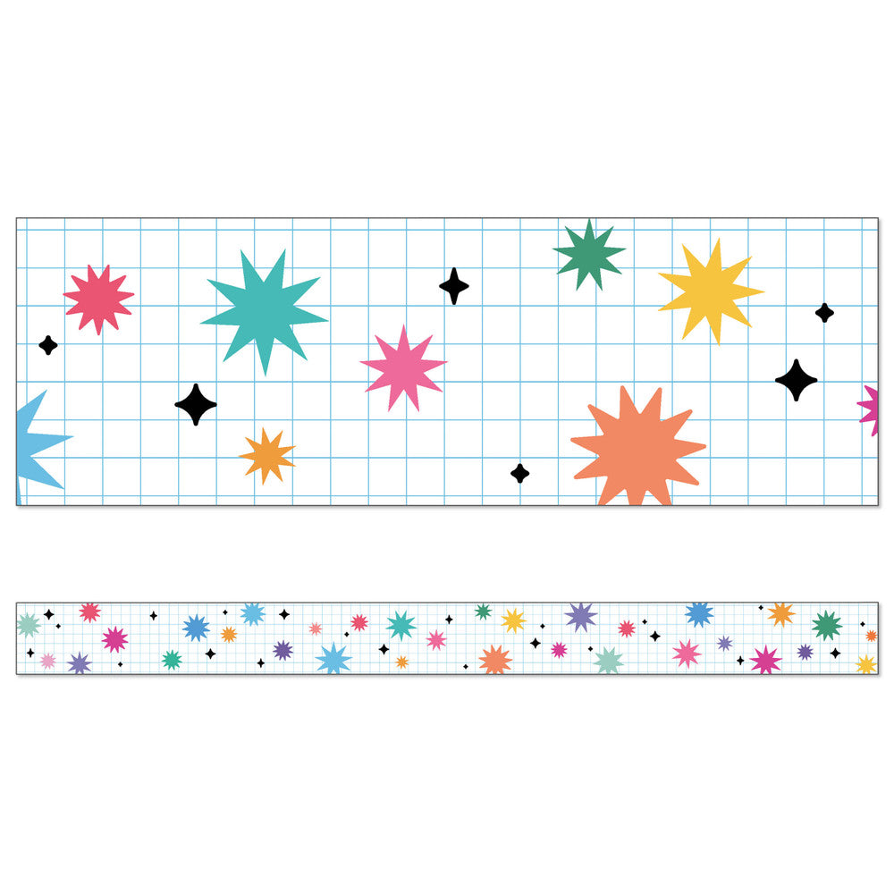 Bursts & Twinkles Straight Bulletin Board Trim