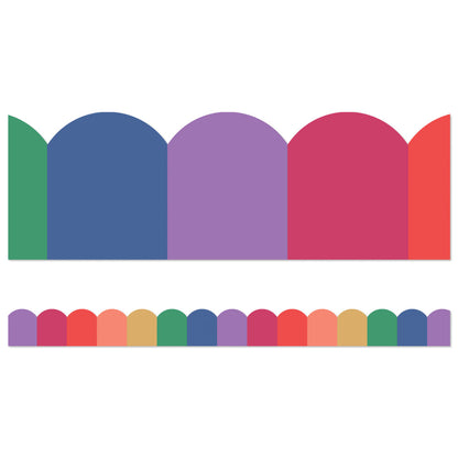 SCALLOPED RAINBOW CHEER