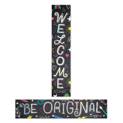 Chalk It Up! Welcome Banner 2-Sided