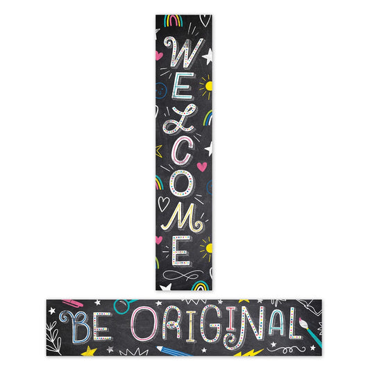 Chalk It Up! Welcome Banner 2-Sided