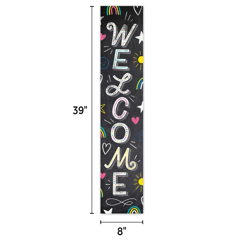 Chalk It Up! Welcome Banner 2-Sided