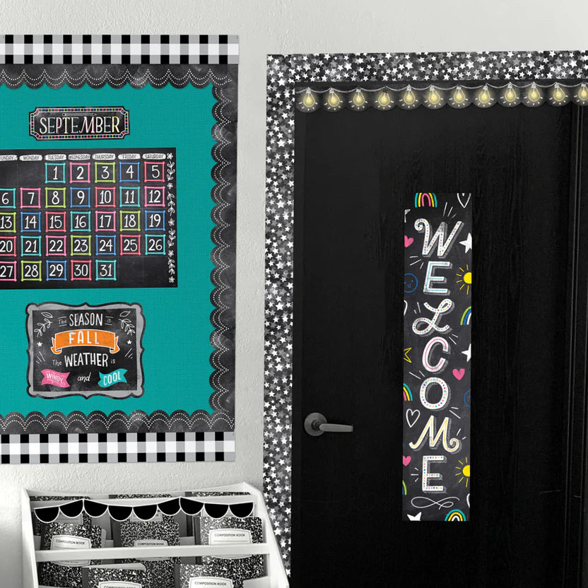 Chalk It Up! Welcome Banner 2-Sided