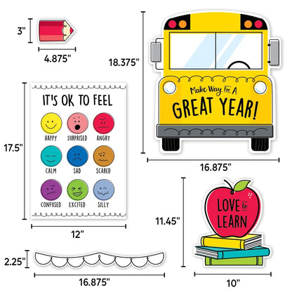 Ready for School Bulletin Board Set - 41 Pieces