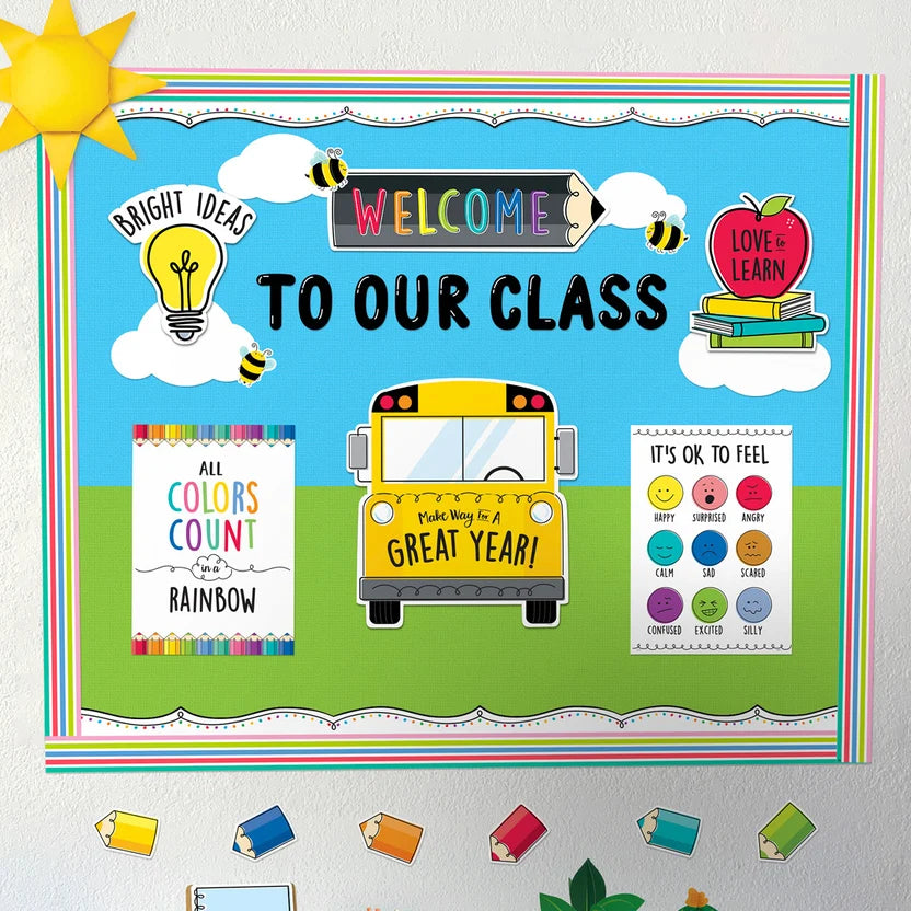 Ready for School Bulletin Board Set - 41 Pieces