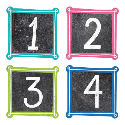 Chalk It Up! Colourful Chalk Calendar Days - 35 Pieces