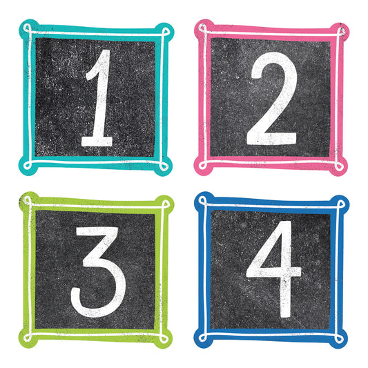 Chalk It Up! Colourful Chalk Calendar Days - 35 Pieces