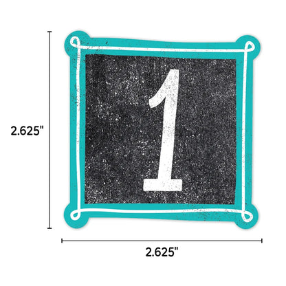 Chalk It Up! Colourful Chalk Calendar Days - 35 Pieces