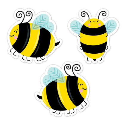 Bees 3" Designer Cut-Outs - 36 Pieces