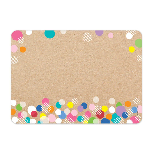 Krafty Pop Colourful Kraft Bubbles Labels - 36 Pieces