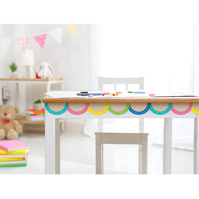 Krafty Pop Colourful Kraft Jumbo Scallops EZ Border Trimmers - 24"