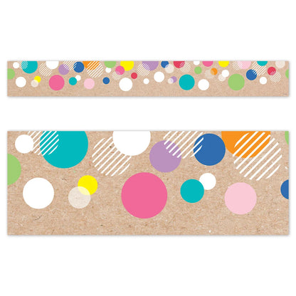 Krafty Pop Colourful Kraft Bubbles EZ Border Trimmers - 24"