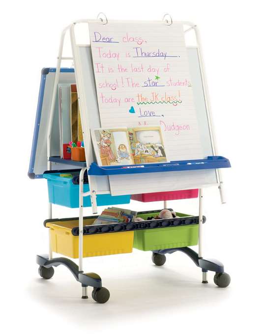 Royal Reading Writing Center W/ 4 Open Tubs