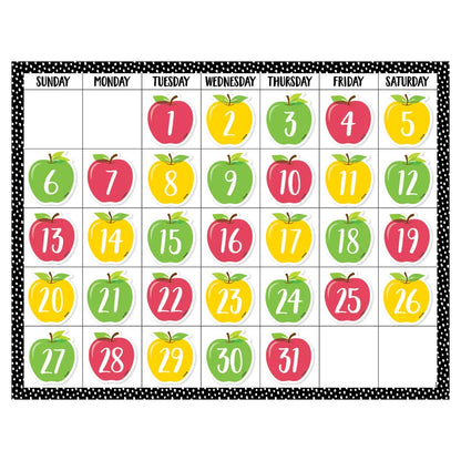 Apples Calendar Days Accents - 35 Pieces