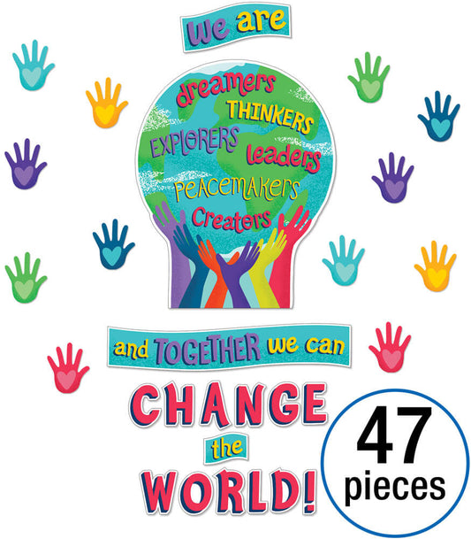 Together We Can Change the World Bulletin Board Set