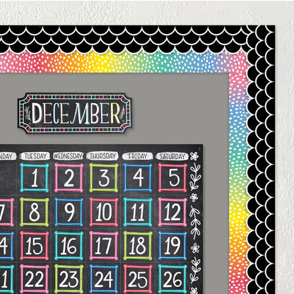 Messy Dots on Rainbow EZ Border Trimmers - 24"