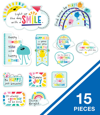 Mini tableau d'affichage de motivation "Lieu de bonheur"