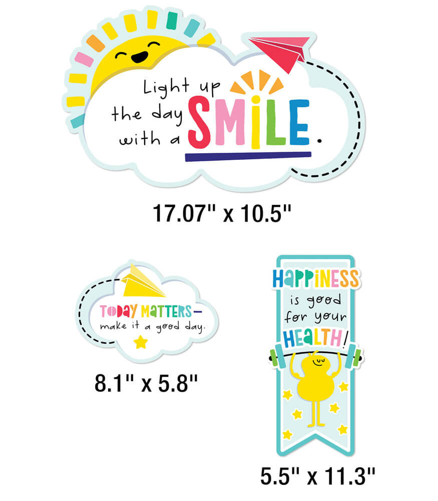 Mini tableau d'affichage de motivation "Lieu de bonheur"