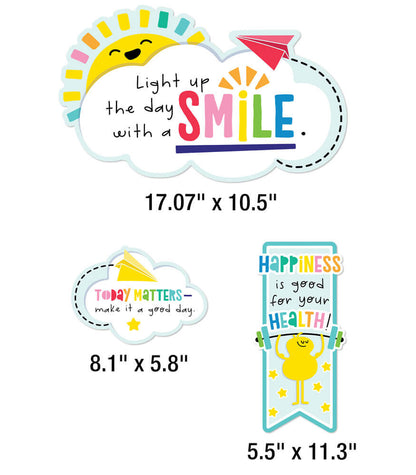 Mini tableau d'affichage de motivation "Lieu de bonheur"