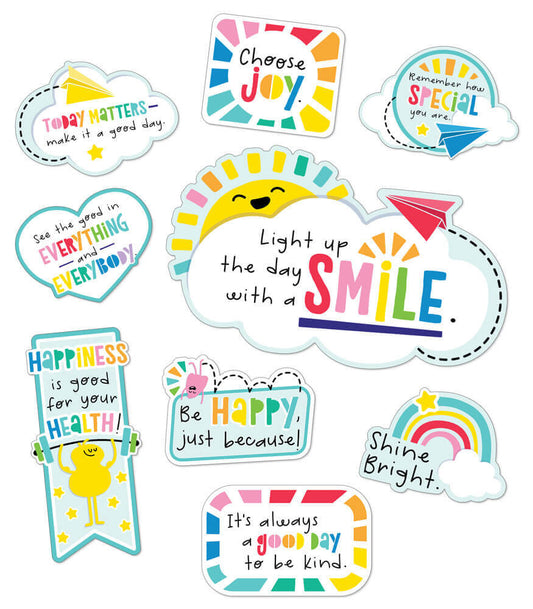 Mini tableau d'affichage de motivation "Lieu de bonheur"