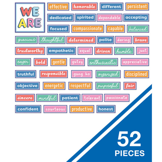 We Stick Together Motivational Pre-punched Bulletin Board Set Grade K-8