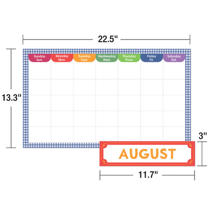 Farmers Market Calendar Bulletin Board Set