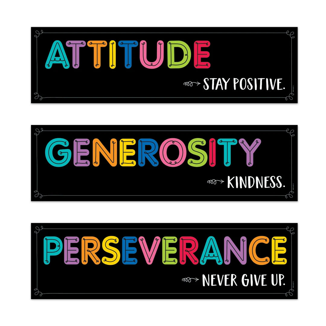 Mindset Motivational Headliners Mini Bulletin Board Set