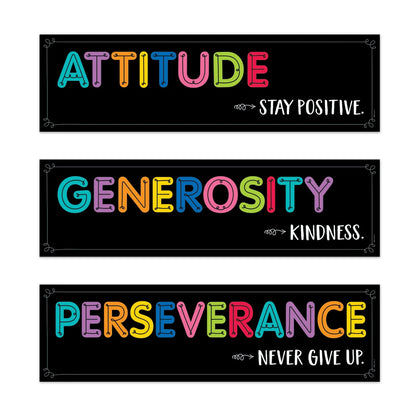 Mindset Motivational Headliners Mini Bulletin Board Set