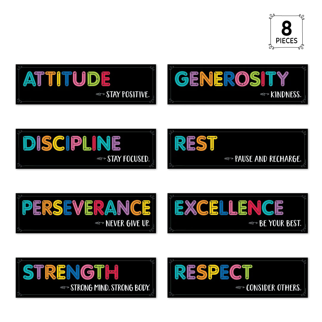 Mindset Motivational Headliners Mini Bulletin Board Set