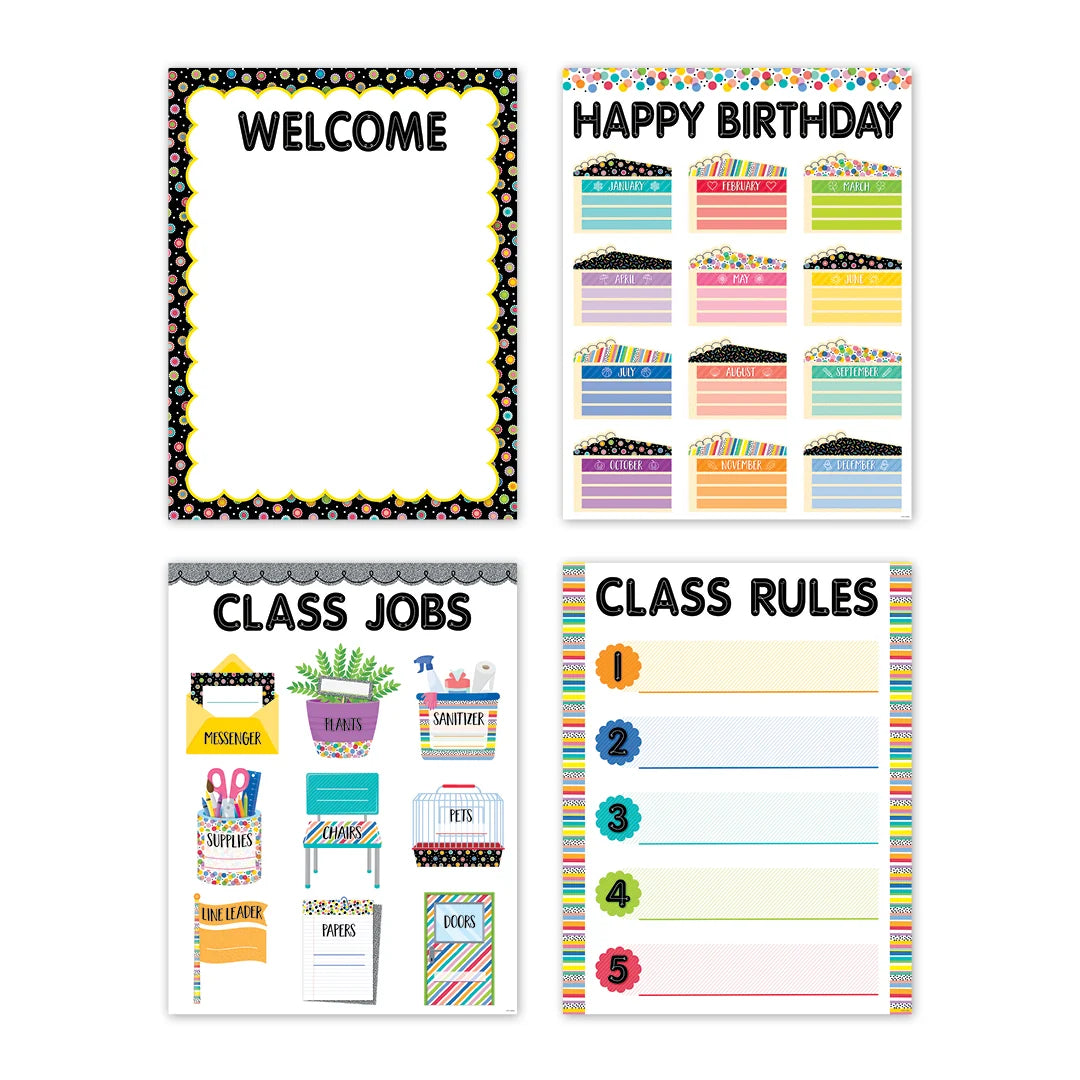 Classroom Essentials 4-Chart Convenience Pack