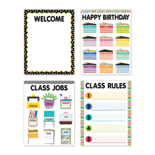 Classroom Essentials 4-Chart Convenience Pack
