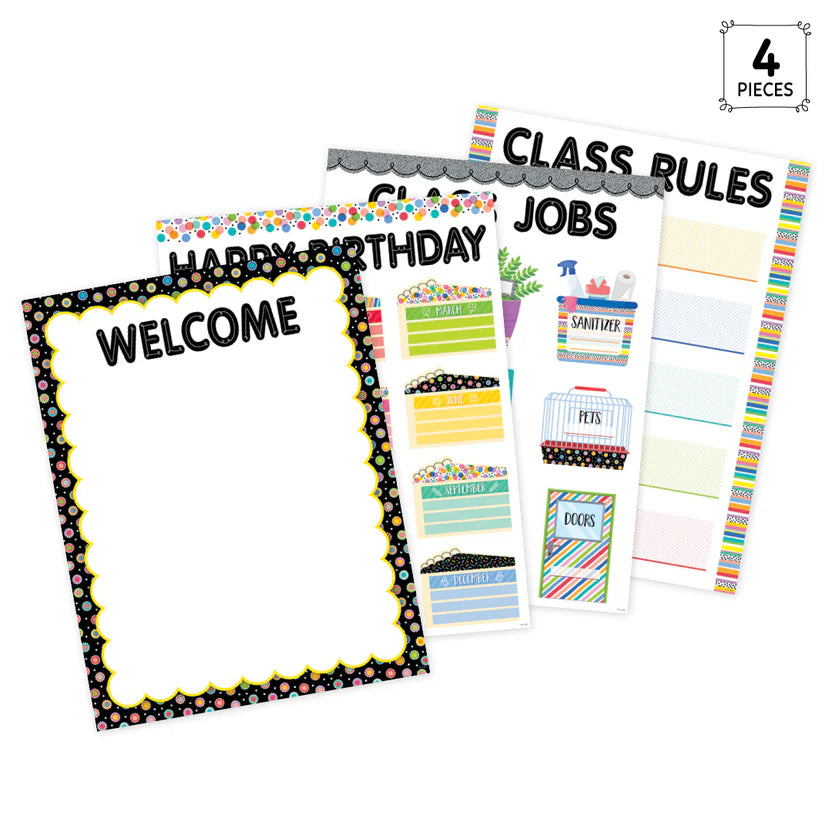 Classroom Essentials 4-Chart Convenience Pack