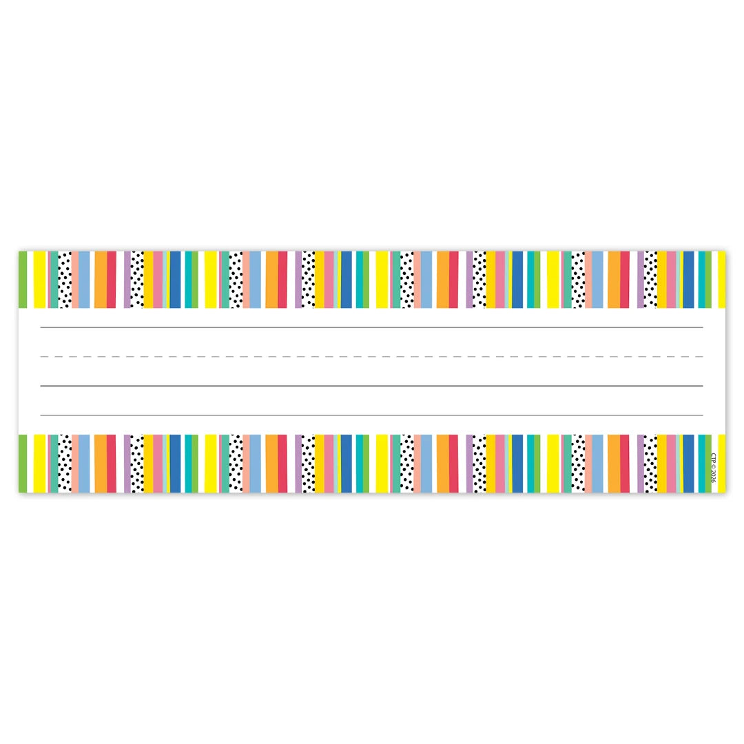 Stripes and Dots Name Plates
