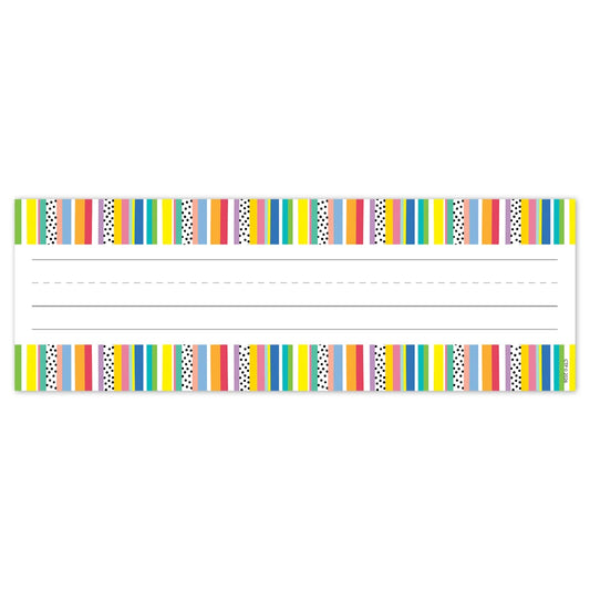 Stripes and Dots Name Plates