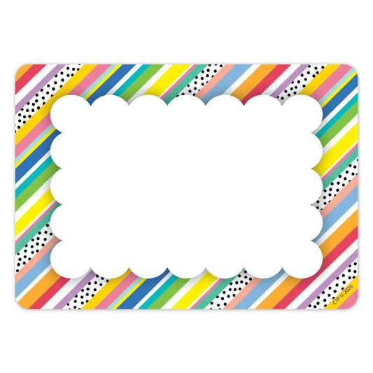 Stripes and Dots Labels