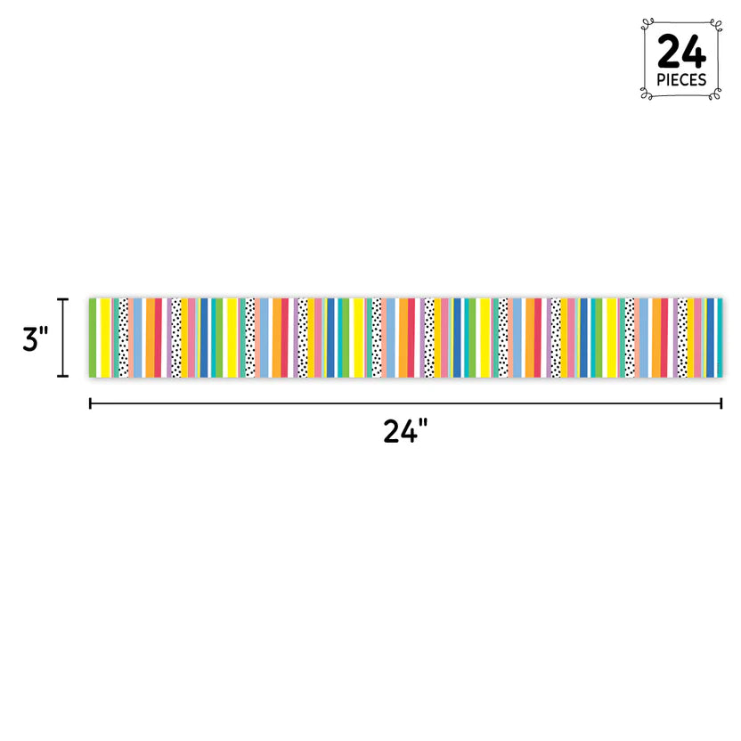 Stripes and Dots EZ Border Trimmers - 24"