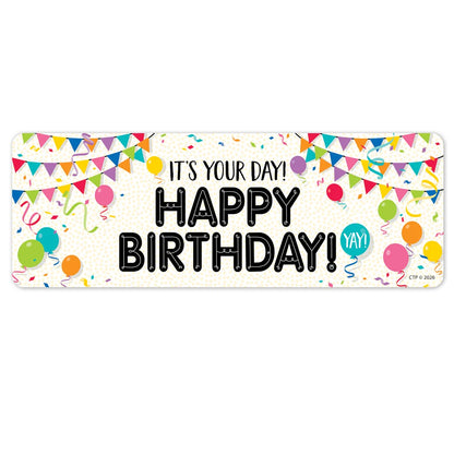 Happy Birthday Bookmarks - 30 Pieces