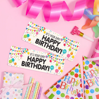 Happy Birthday Bookmarks - 30 Pieces