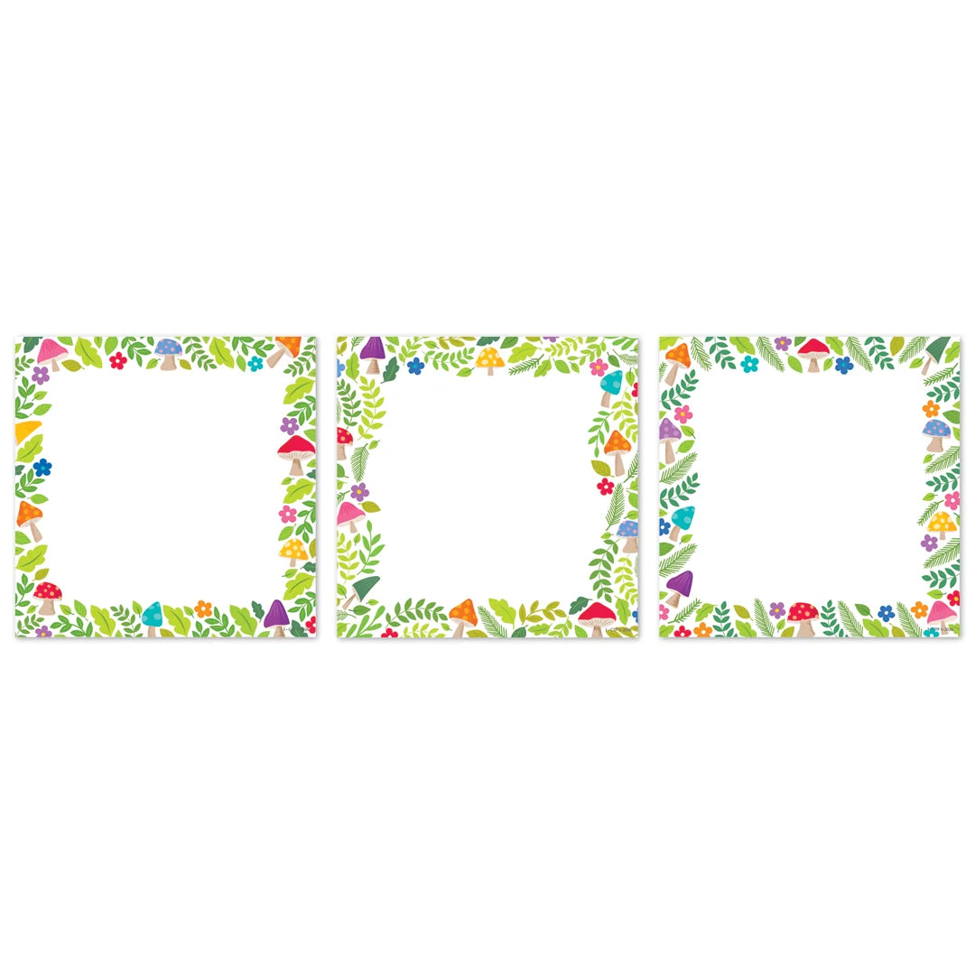 Mushroom Medley Cards 6" Designer Cut-Outs - 36 Pieces