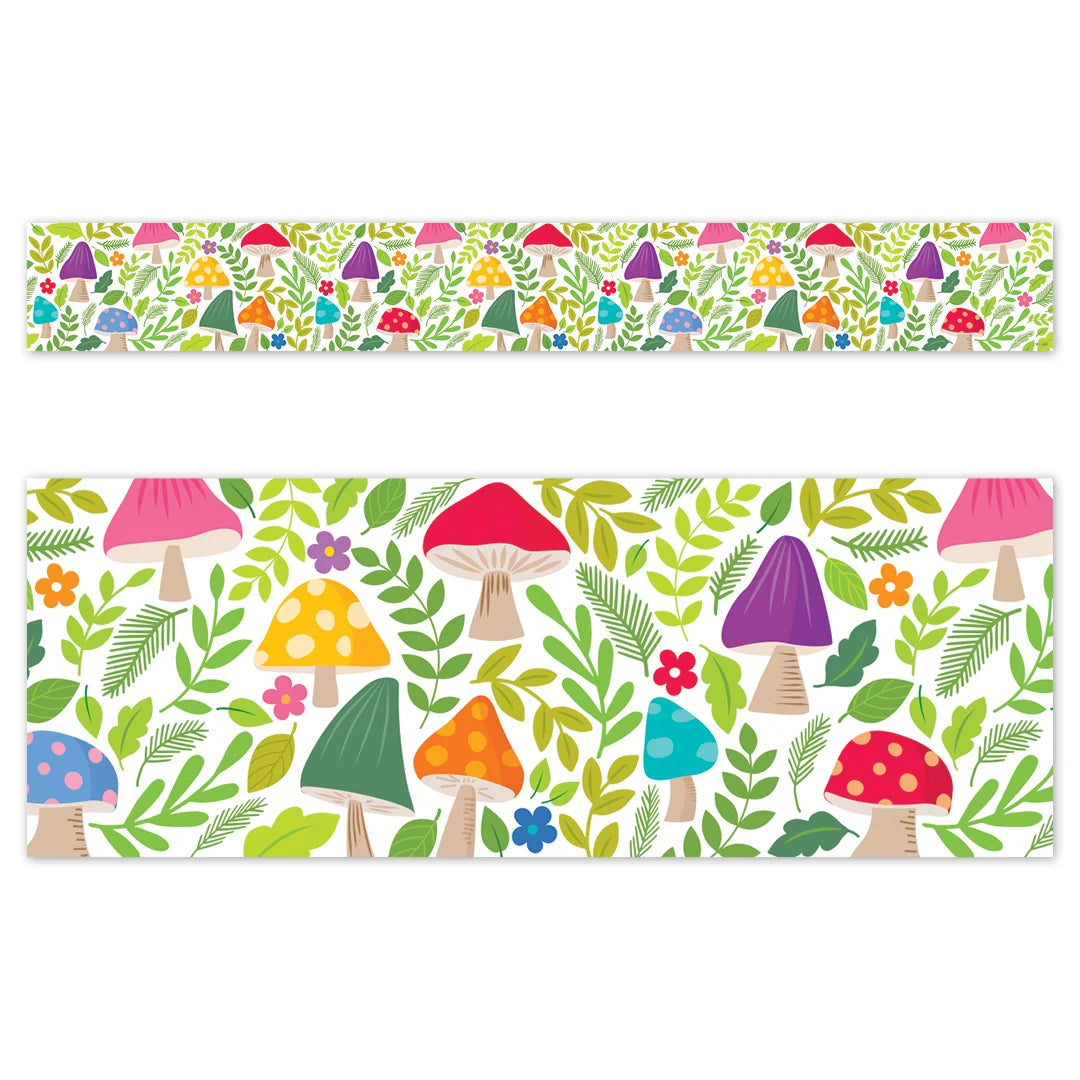 Woodland Friends Mushroom Medley EZ Border Trimmers - 24"