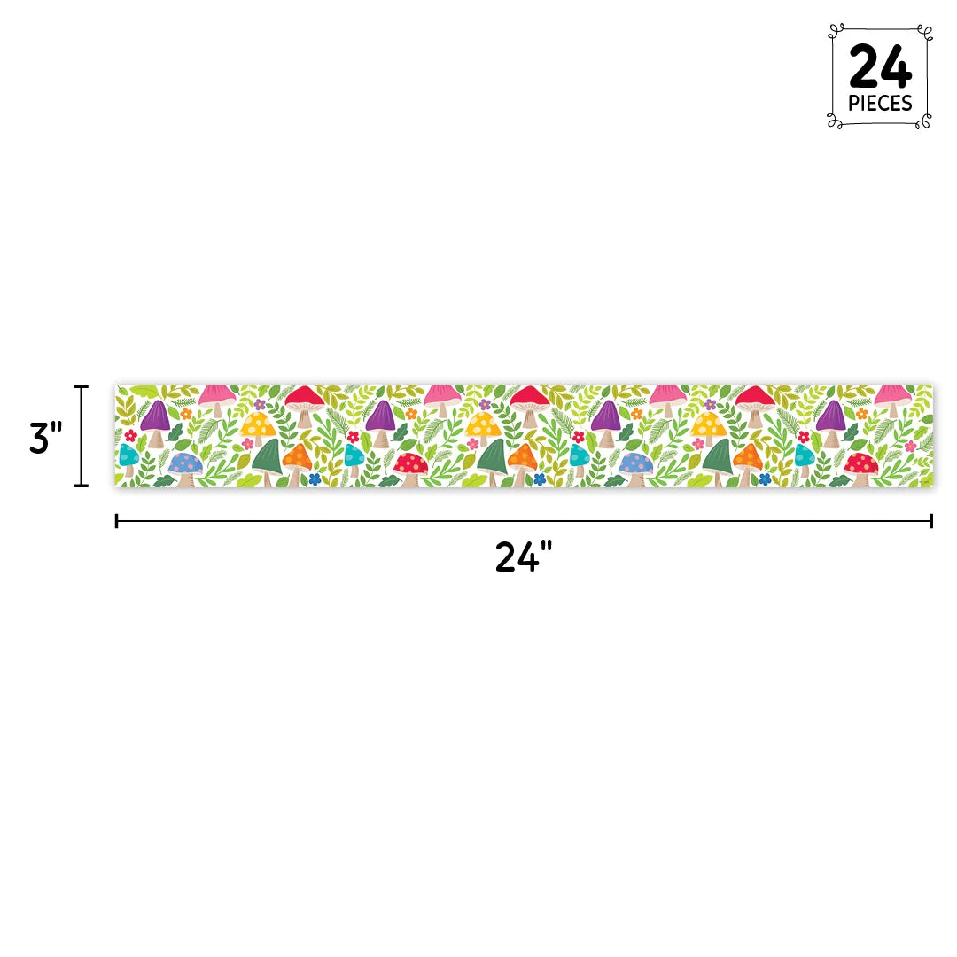 Woodland Friends Mushroom Medley EZ Border Trimmers - 24"