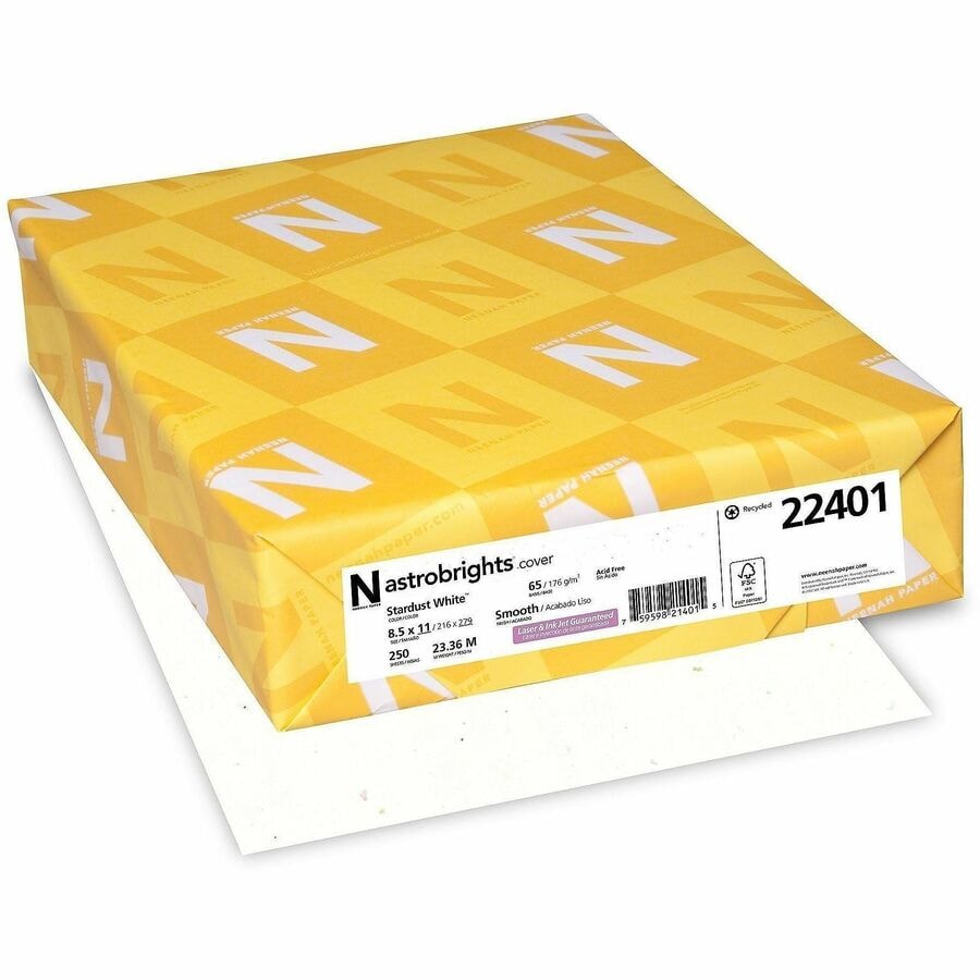 White Cardstock - 8.5" x 11" - 250 Sheets