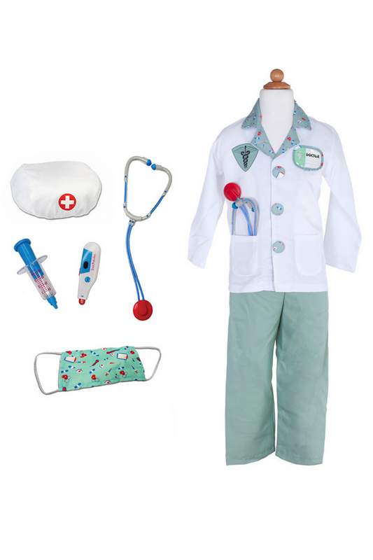 Doctor Set- Green (Size 3-4)